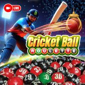 Cricket Ball Roulette table plus game live casino